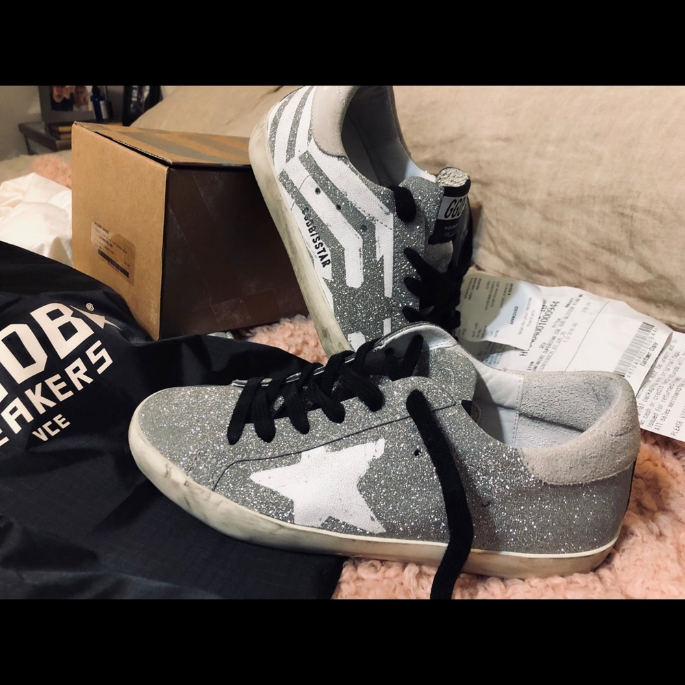 Golden Goose full glitter Superstar size 5 or 35